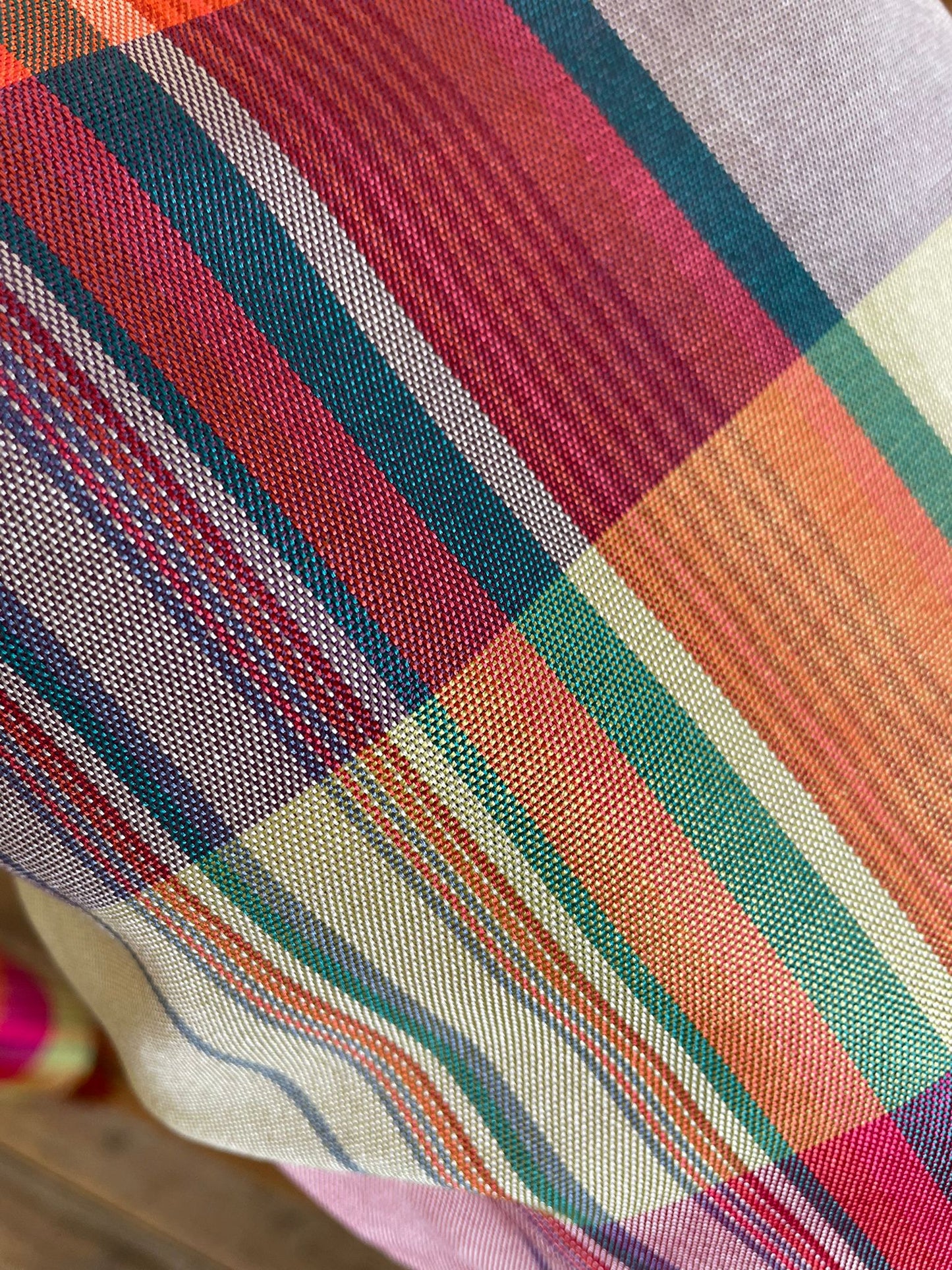 Woven Warning Scarf- Stripe