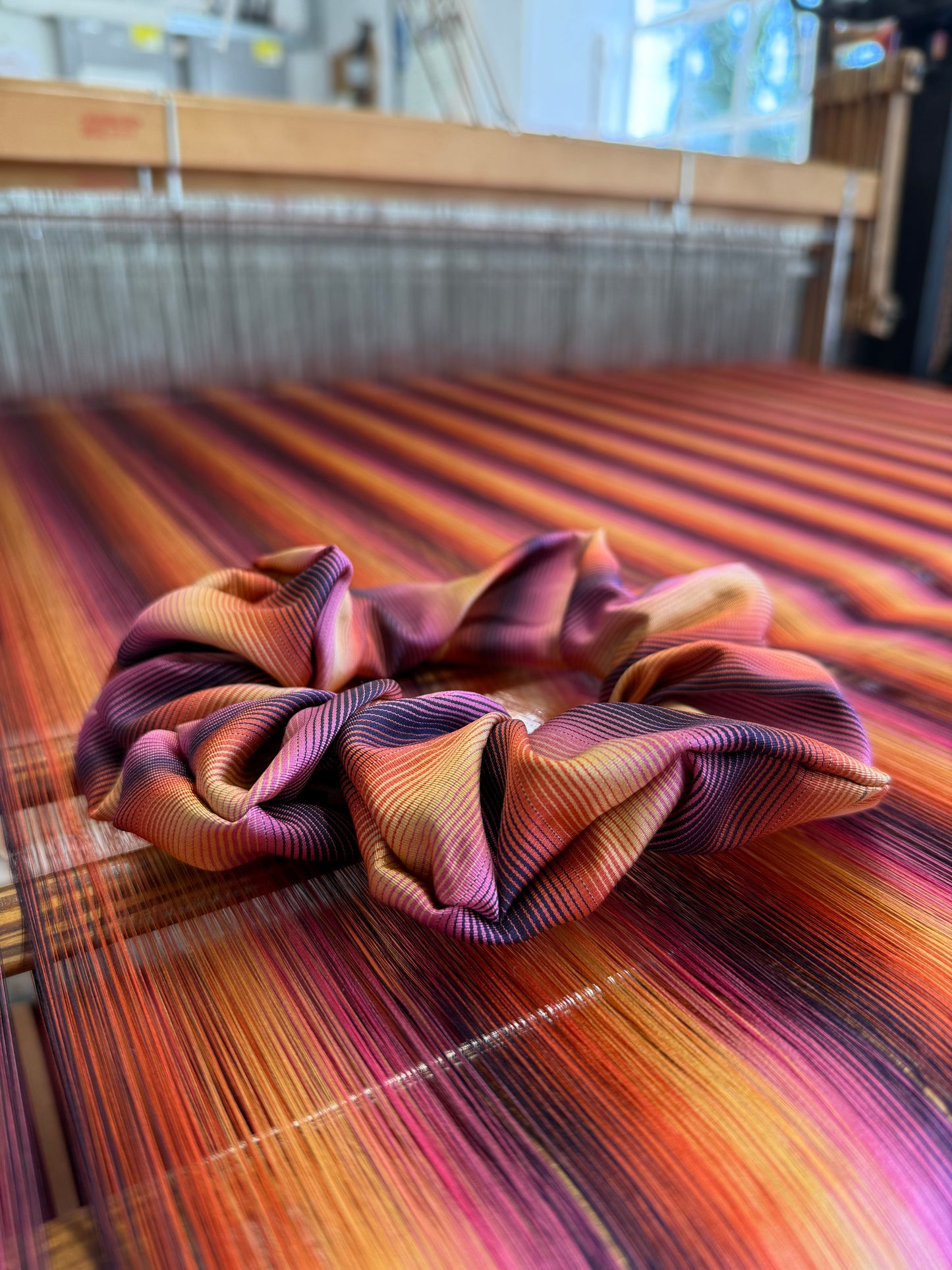 'Solstice' oversized scrunchie