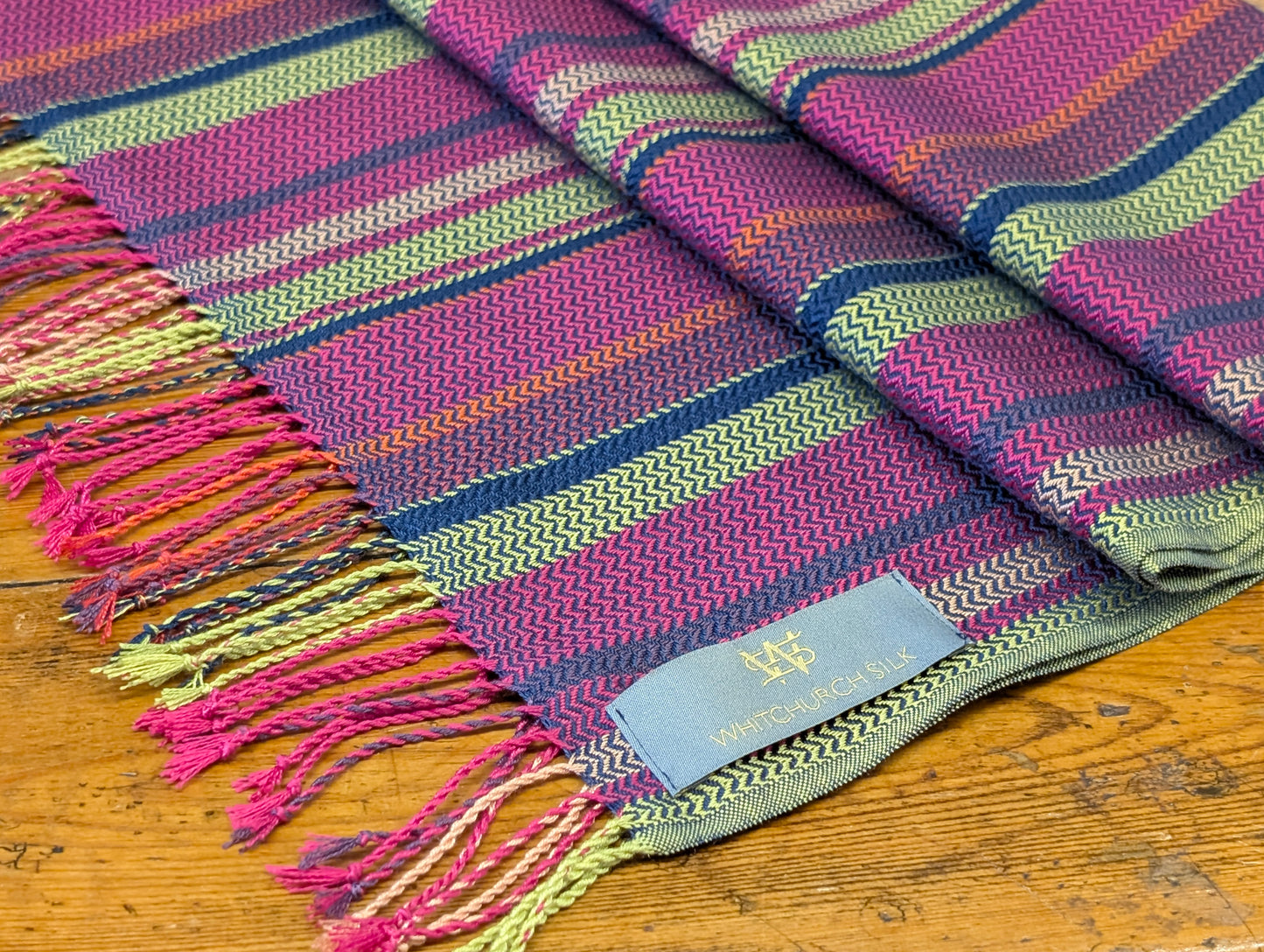 Freda Scarf - Navy weft