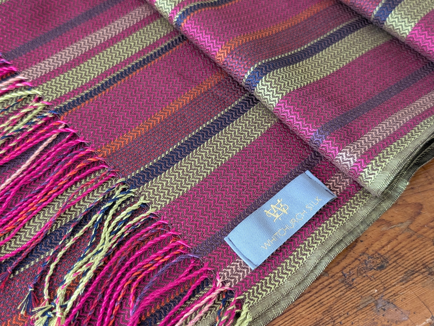 Freda scarf - Chocolate weft