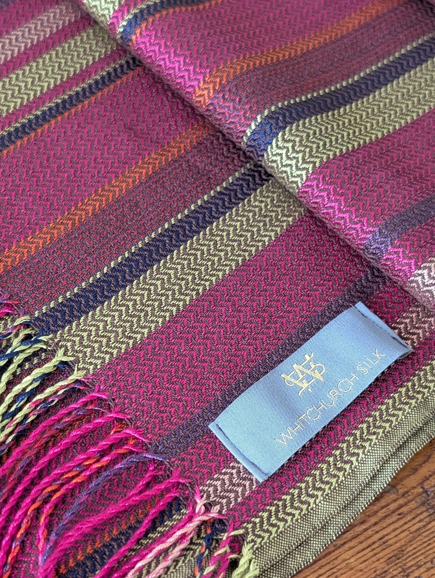 Freda scarf - Chocolate weft