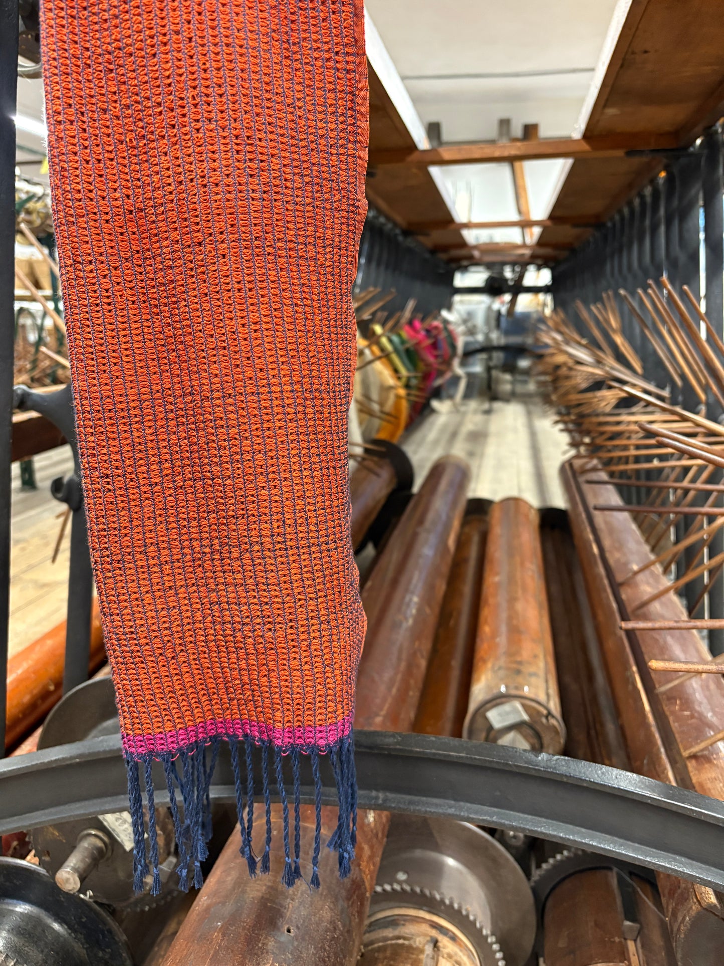 Handwoven Scarf - Orange