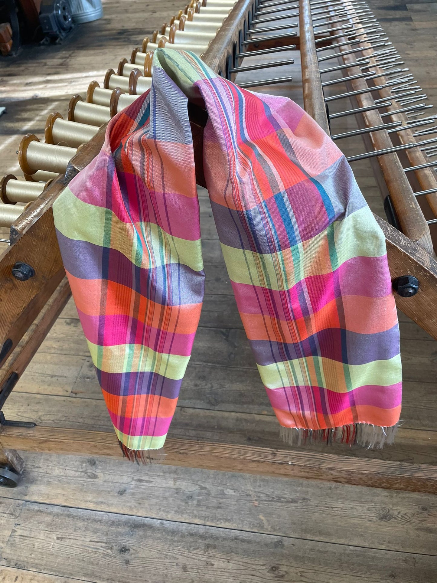 Woven Warning Scarf- Stripe