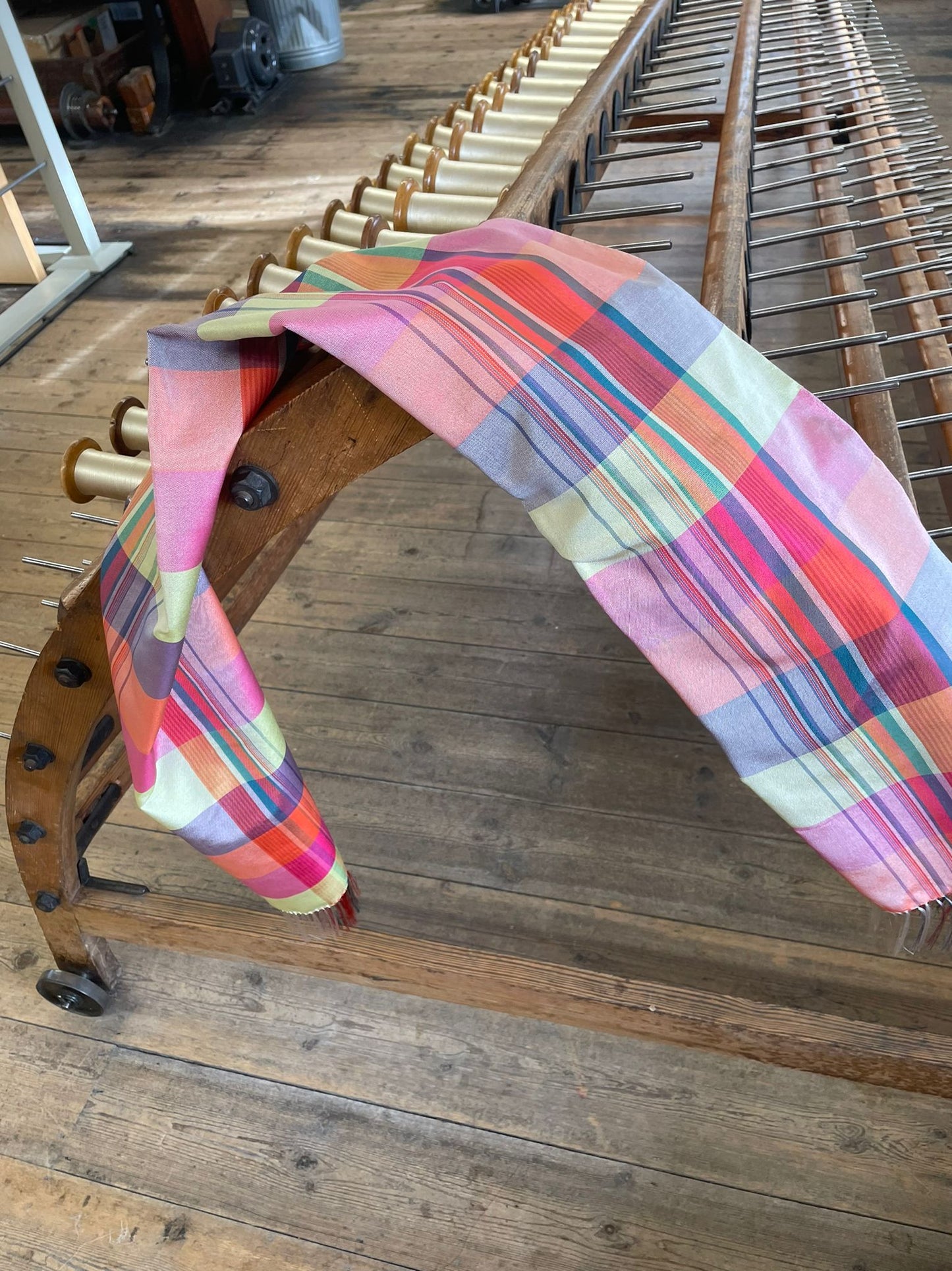 Woven Warning Scarf- Stripe