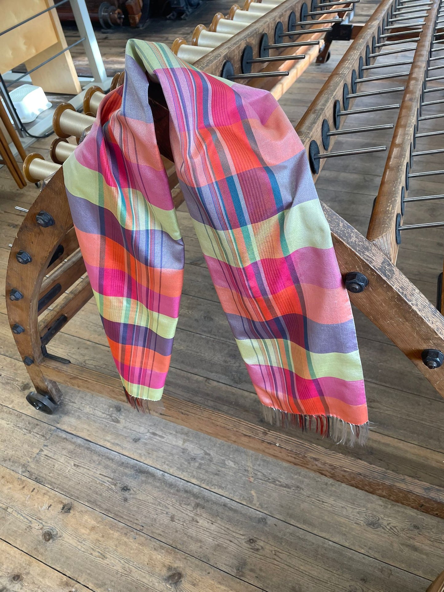 Woven Warning Scarf- Stripe