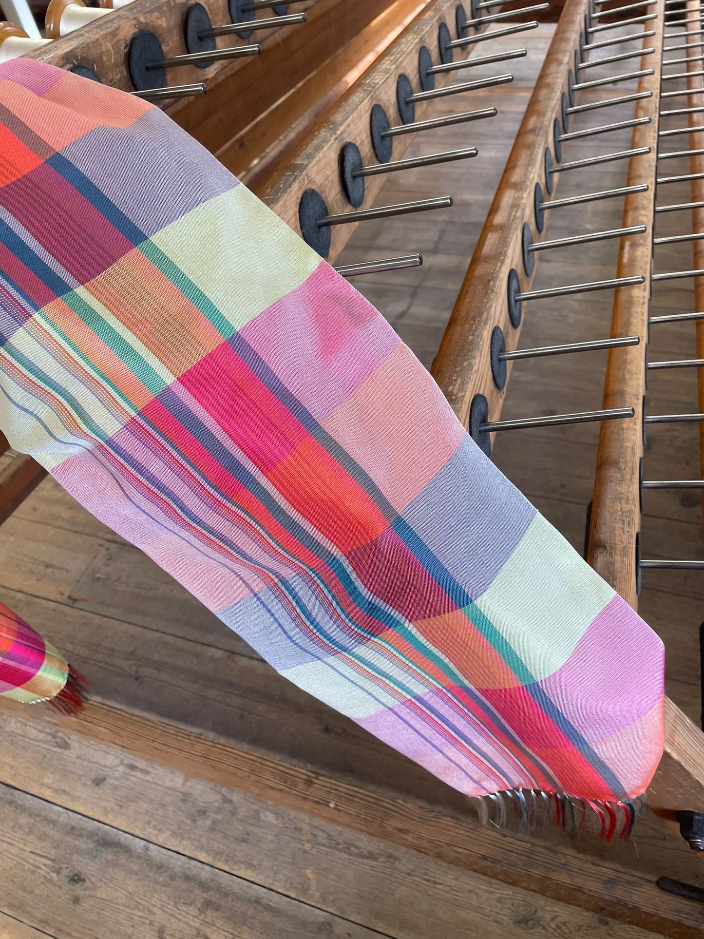 Woven Warning Scarf- Stripe