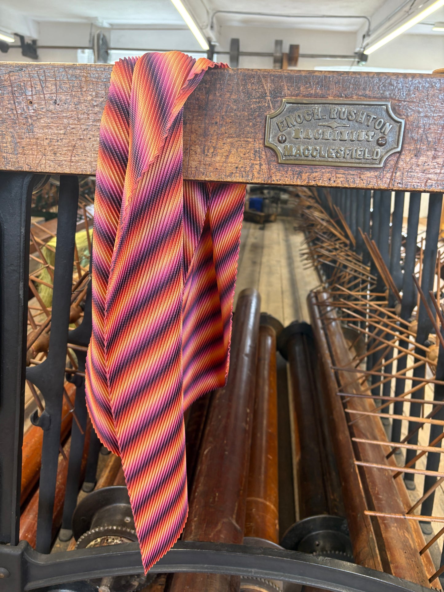 'Solstice' pleated scarf