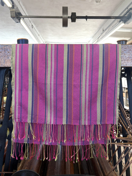 Freda scarf - Purple weft
