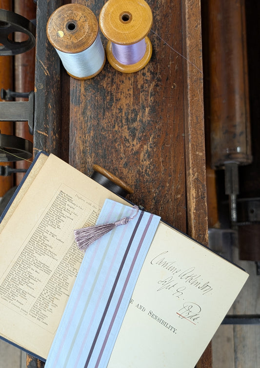 Elouise Ribbon Bookmark - Tassel Finish