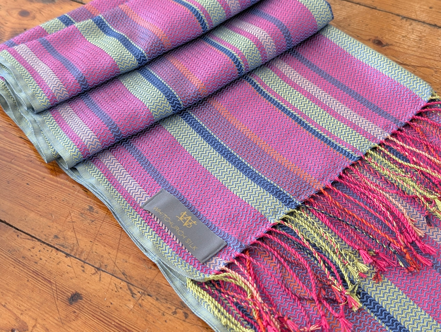 Freda scarf - Blue weft