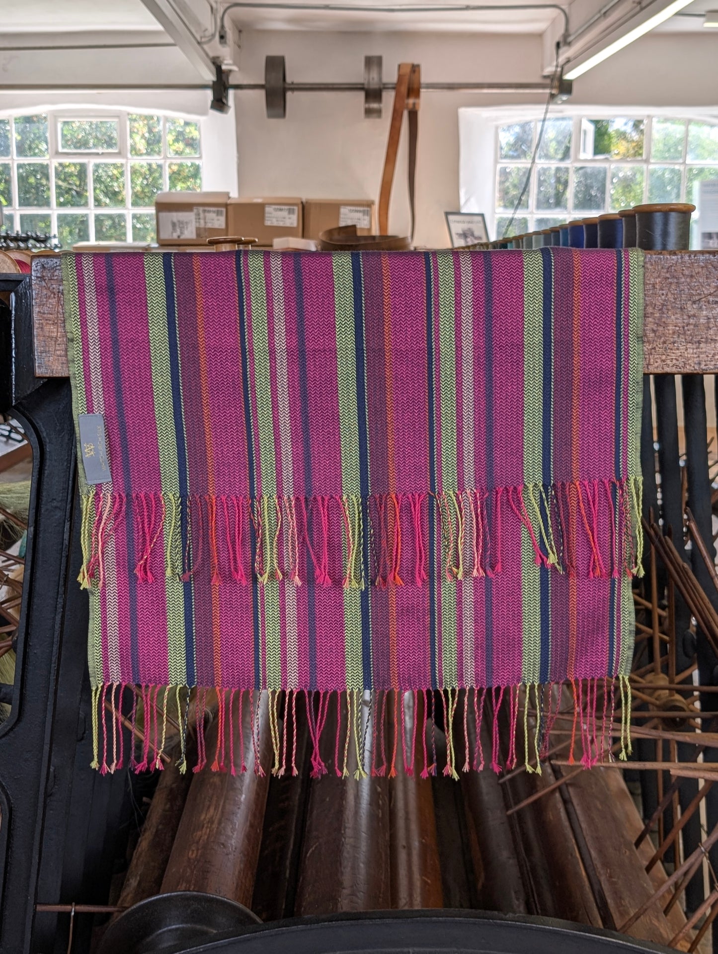 Freda Scarf - Navy weft